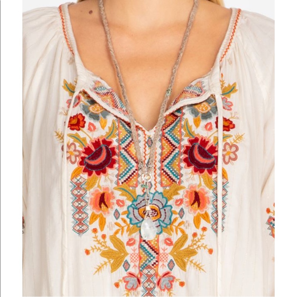 Johnny Was Clansy Peasant Blouse - Picture 4 of 13